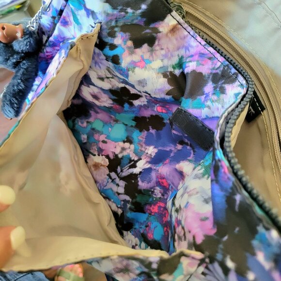 Kipling Floral Crossbody Bag With Adjustable Strap - Picture 8 of 9